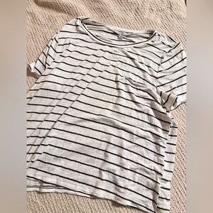 Green Envelope striped blouse